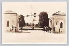 Entrance US Naval Training Station San Diego, CA Real Photo RPPC c1945 picture