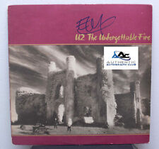 THE EDGE AUTOGRAPH SIGNED U2 THE UNFORGETTABLE FIRE ALBUM VINYL LP COA picture