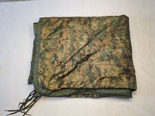 Poncho Liner with Zipper Wet Weather Woobie USMC Issue Marpat - Used Good picture