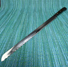 Ekco Flint VTG Arrowhead Stainless Vanadium USA Serrated Bread Knife 9.5” Blade  picture