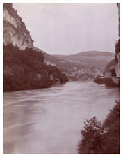 France, Pierre-Châtel, panoramic view, vintage print, circa 1895 vintage print picture