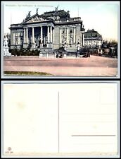 GERMANY Postcard - Wiesbaden, Kgl, Hoftheater m. Schillerdenkmal BS picture