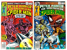 Marvel SPECTACULAR SPIDER-MAN (1978) #27-28 Frank Miller DAREDEVIL Key FN to VF picture