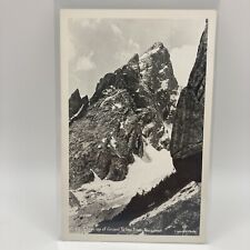 Close Up of Grand Teton From Teewinot - RPPC picture