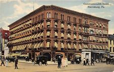 Harrisburg Pennsylvania c1910 Postcard Commonwealth Hotel  picture