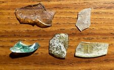 Lot of Five Roman Glass Vessel Sherds, from Palestine, about AD 400 HISTORIC picture