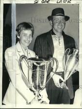 1957 Press Photo Amateur World champ golfers Clifford Ann Creed, Don Cherry picture
