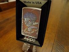 ZOMBIE SKULL SMOKING CIGAR ZIPPO LIGHTER MINT IN BOX picture