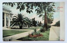 Los Angeles CA California Chester Place Street Scene Vintage 1908 Postcard D2 picture