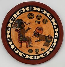 Aztec Mexico Inca Folk Art Vintage Maya Pottery Terracotta Decorative Piece picture