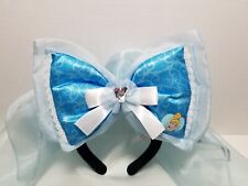 Tokyo Disney Cinderella Wedding Bride Headband Veil & Bow Disneyland Japan picture