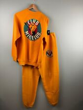 Club Michelob Beer Yellow Sweatsuit 1987 Lacrosse Anheuser-Busch XL Vintage Set picture