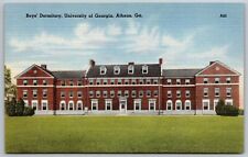 Vintage Linen Postcard - Boys Dormitory University of Georgia Athens - Unposted picture