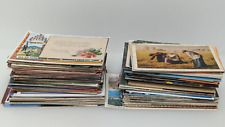 Huge Lot of 400+ DAMAGED Postcards For SCRAPBOOK Art CRAFTS Scenic & Advertising picture