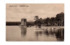 CANAAN, CT ~ ALVORD'S TOWER ON LAKE WASHINING, ALBERTYPE PUB ~ 1920s picture