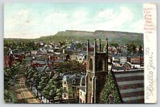Meriden Connecticut~Birdseye View @ Town Hall Tower~Church Foreground~1907 picture