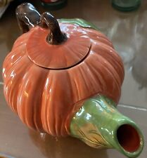 Pumpkin Tea pot  Medium Size Wang’s  International SUPER COOL Vintage Clean picture