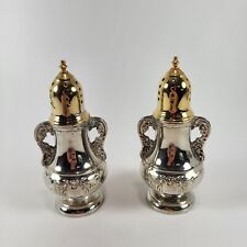 Vintage Silver Salt & Pepper Shakers  EUC Polished Silver Plated Towle EP picture
