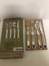 Snap On 4 Pc Flatware Set Box End Wrench Design 18/0 stainless picture