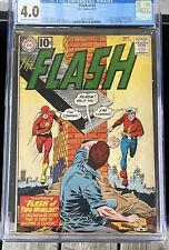 FLASH 123 - CGC VG 4.0 - 1ST SILVER AGE APPEARANCE OF GOLDEN AGE FLASH Key Issue picture
