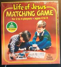 Life of Jesus Matching Game 2 to 4 Players Ages 4 to 8 Vintage 1983 New Sealed  picture