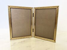 Vintage Picture Frame Gold Mid Century Hinged MCM picture