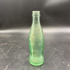 Coca-Cola Martinsville Va 6 Oz. Green Soda Bottle Coke Glass Hobbleskirt Vtg picture