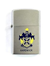 Vintage Lighter Price Associates Silver Tone Hardwick Family Crest Coat Of Arms picture