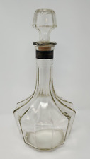 Vintage Jack Daniels Old No 7 Silver Cornet Whiskey Decanter Bottle Vintage picture
