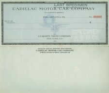 Cadillac Motor Car Co. - Specimen Stocks & Bonds picture