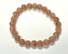 8 mm Natural Sunston Bead Bracelet-GIFT IDEA/FREE SHIPPING picture