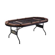 Premium Charleston 10 Player Barrington 10-Player Poker Table, No Assembly - picture