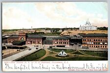 Providence, Rhode Island - N.Y & N.H Railroad New station - Vintage Postcard picture