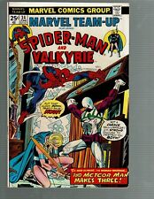 Marvel Team Up 34 Spider-Man Valkyrie Meteor Man VF picture
