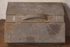 Antique Tin Primitive Knife Forks Cutlery Box picture