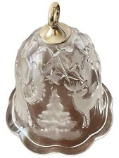 Mikasa Germany Crystal Glass Bell Christmas Holiday Lights Made In Germany Clear picture
