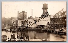 Real Photo Wood Room And Pond At Natural Dam Gouverneur NY New York RP RPPC L34 picture