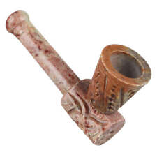 Carved Stone Hand Pipe picture