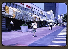 1964 35mm Color Slide Fashionable Women Shopping Lincoln Road Mall Miami Florida picture