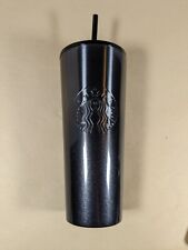 Starbucks 2019 Black Glitter Gradient Stainless Steel Cold Cup Tumbler Ombre  picture