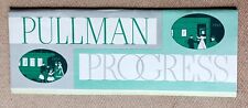 Vintage PULLMAN PROGRESS FOLD-OUT BROCHURE Train Cars picture