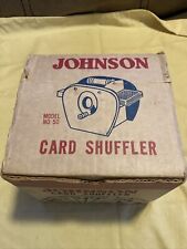 Vintage Johnson Card Shuffler Model No. 50 Chicago 1950’s Original with Box picture