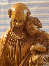 Handmade Statue St. Anthony Franciscan Order Patron Sailors Fishermen Olive Wood picture