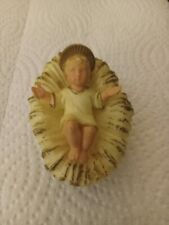 Vintage Nativity Baby Jesus Figurine Made In HONG KONG  Plastic Baby Jesus  2