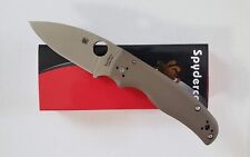 Spyderco SHAMAN 15V Sprint Run C229GPBN15V Brown G10 Pocket Knife - NEW IN BOX picture