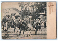 c1905 Riding Camel Chameliers Smyrne İzmir Province Turkey Antique Postcard picture