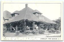 Lynncliff Pon Quogue Long Island New York NY Historical Building Posted Postcard picture
