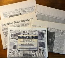 1912 Reproduction Newspaper Collection Of The Sinking Of The TITANTIC picture