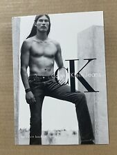 Postcard Calvin Klein Jeans CK Promo Advertising Male Model Vintage PC picture