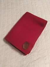 Vintage Dunroven House Red Wool Lap Picnic Blanket picture